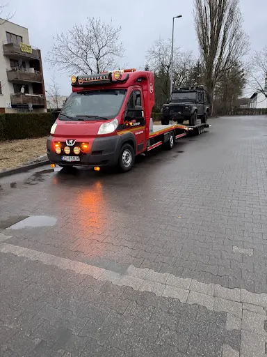 MZ Transport Mateusz Zajfert. Pomoc Drogowa 24h/7. Holowanie. Laweta Szczecin Kołbaskowo